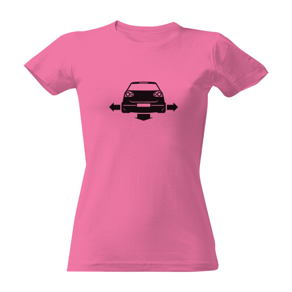 Tričko s potlačou Volkswagen Golf mk5 - Dámske tričko
